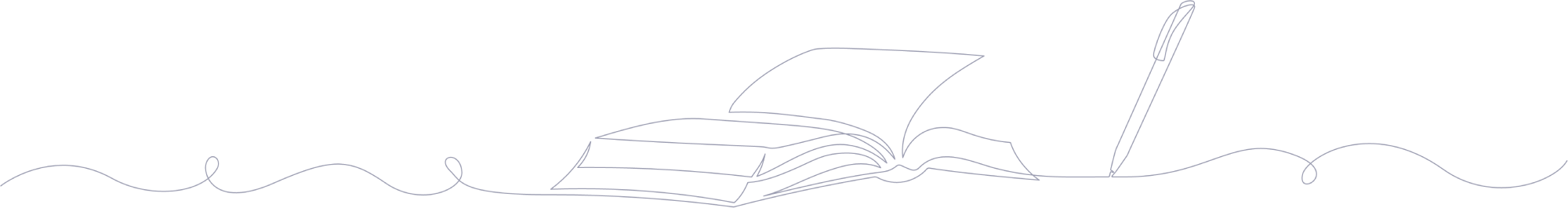 Pen writing to a book