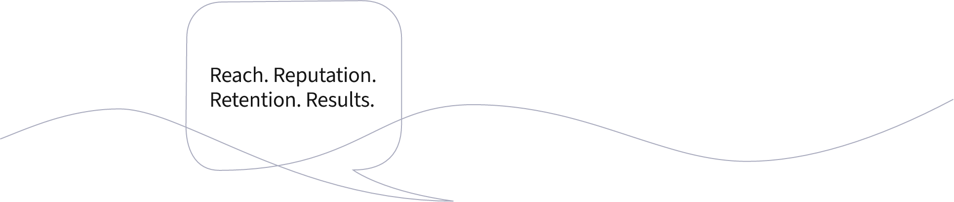 Reach. Reputation. Retention. Results.