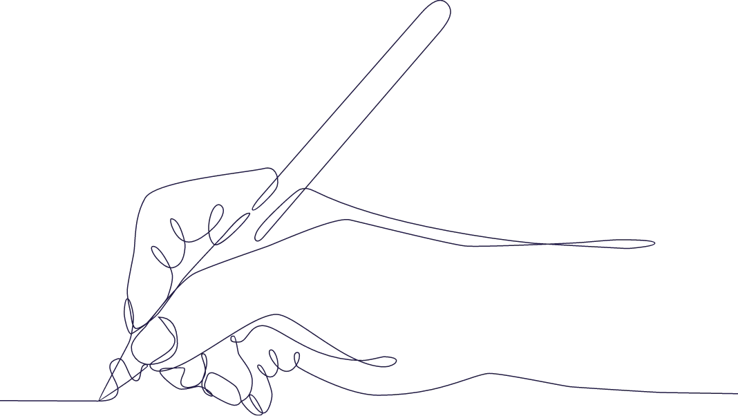 hand writing on paper